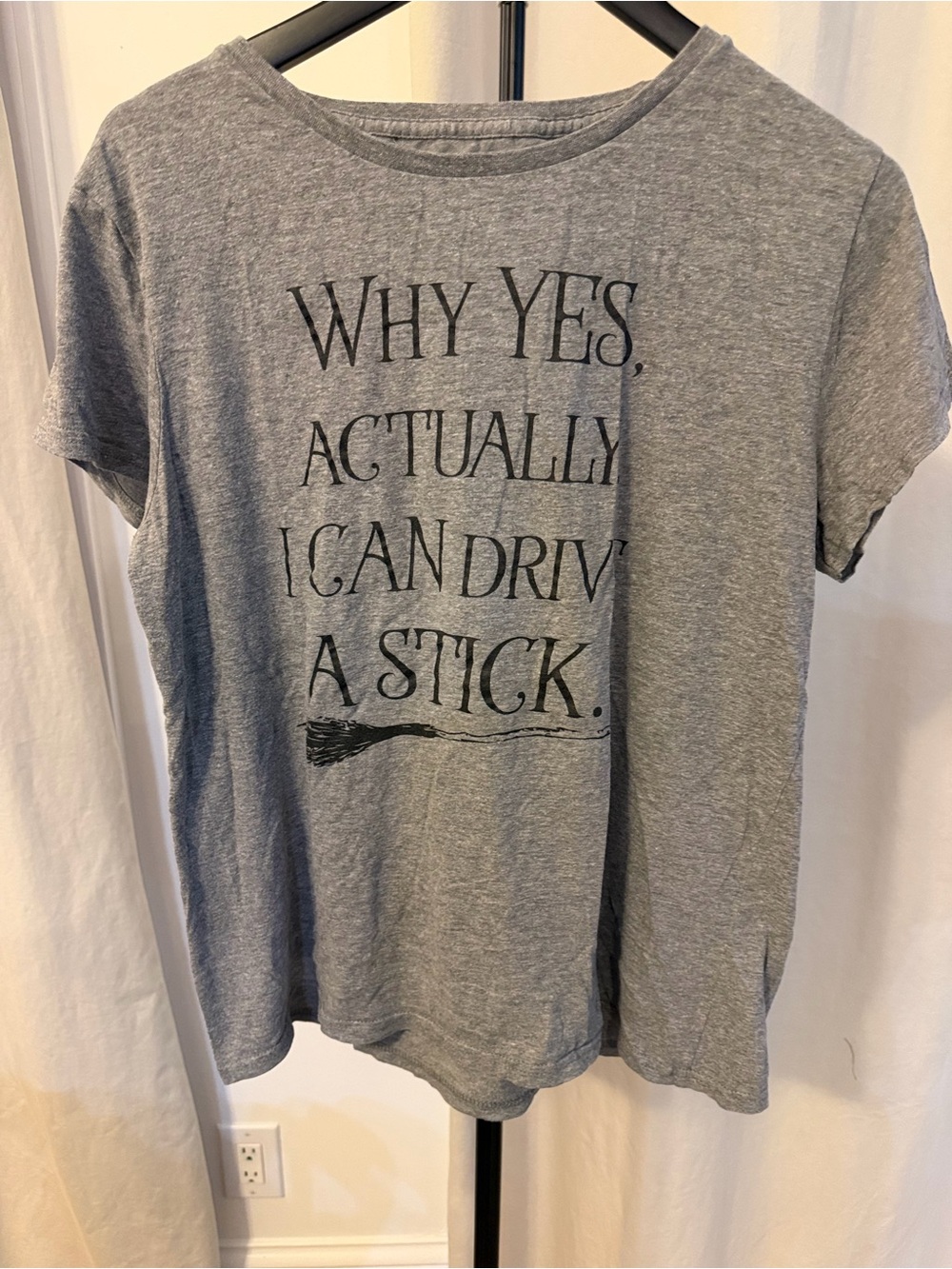 Halloween WL “why yes I can drive a stick t-shirt.”